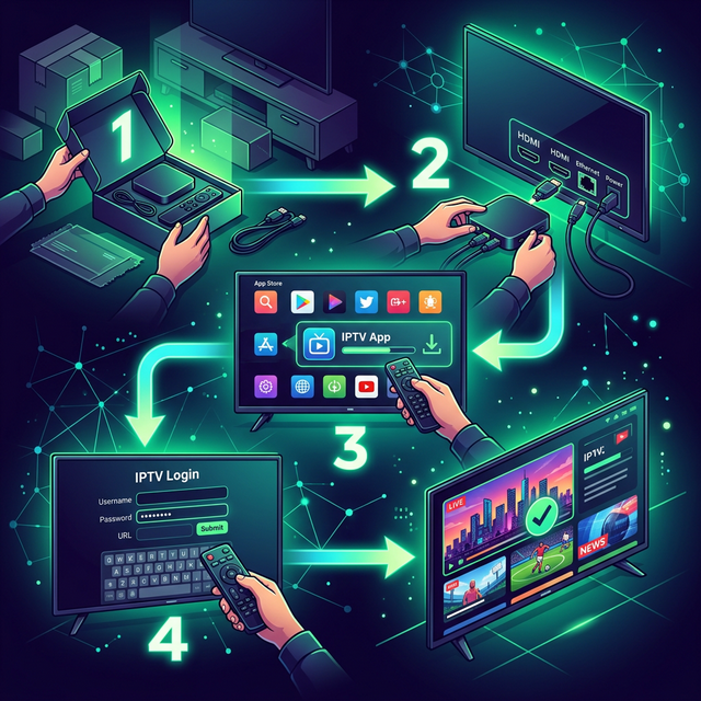 IPTV käyttöönotto opas